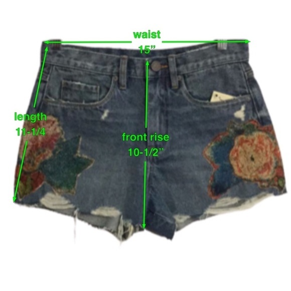 NWT Anthropologie BLANKNYC Barrow Jean Short Sz 26 - Picture 10 of 11